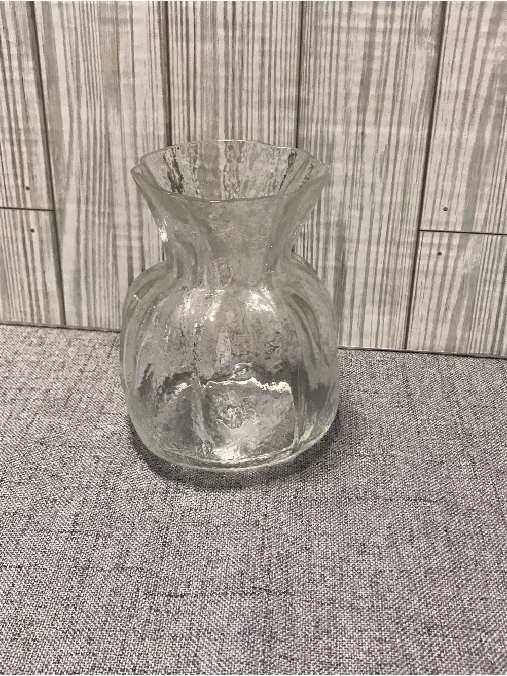 Vintage Swedish Artglass “Sack” vase